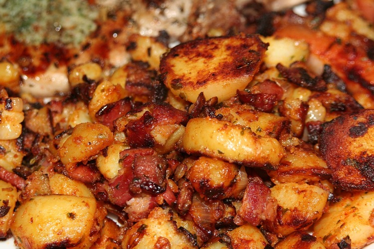Bacon with Russet Potatoes Recipe
