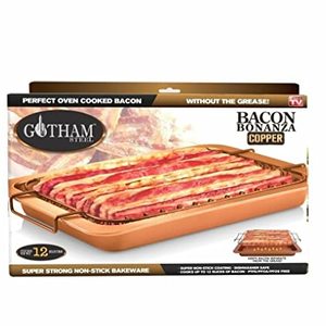 Gotham Steel Bacon Drip Rack Tray With Pan