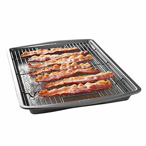 Goodcook 15' X 10.5' Premium Nonstick Carbon Steel Crispy Bacon Baking Pan